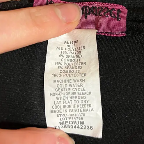 Joe Benbasset - Black Stretch Bodycon Lace Skirt (EUC)