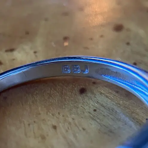 Natural Peridot Sterling Silver Ring Size 8.75