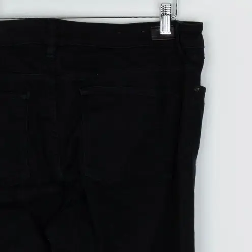 Lauren Ralph Lauren Womens Straight Leg Denim Jeans Size 16 Black Staple Capsule