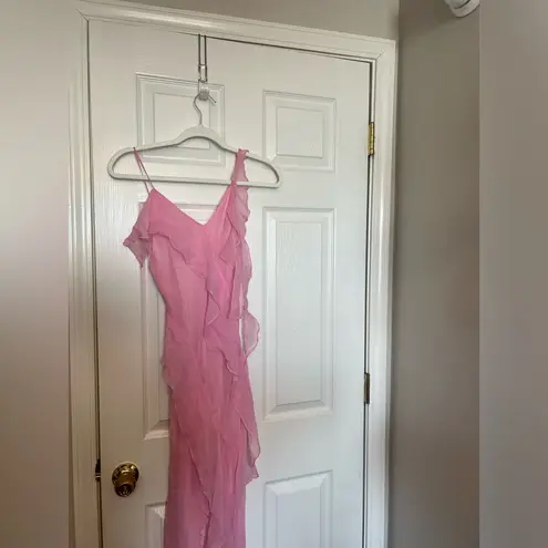 Amanda Uprichard  X Revolve Cassilda Gown in Baby Pink - Image 6