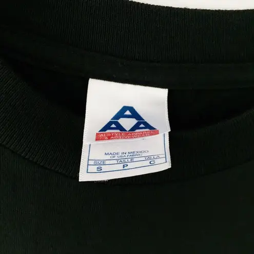 NEW VINTAGE 00s The Ray Charles Story Graphic Movie Rap Tee Black Shirt T Y2K Size XS