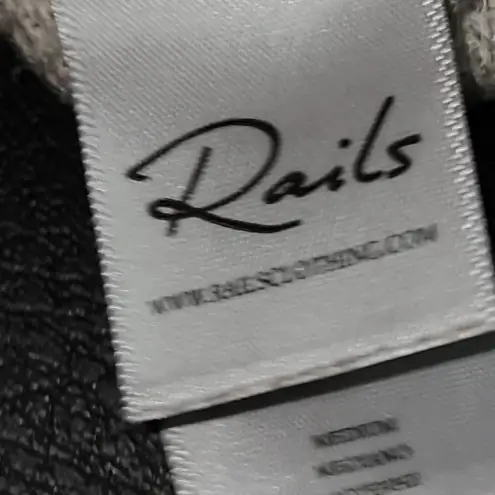 Rails  Womens Ramona Natural Animal‎ Spots Crew Sweatshirt Medium