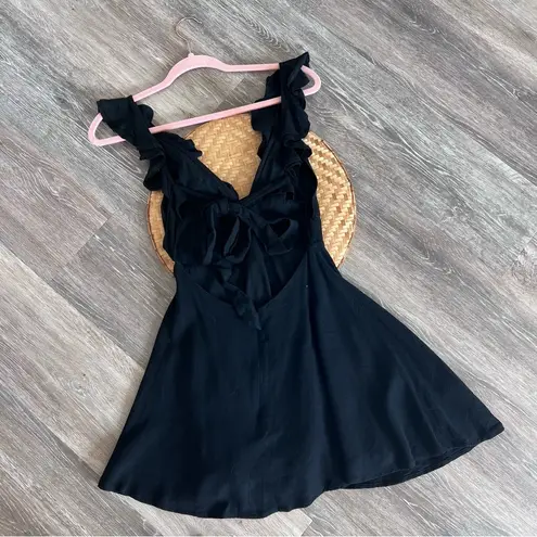 White Fox Boutique  black mini fit & flare dress