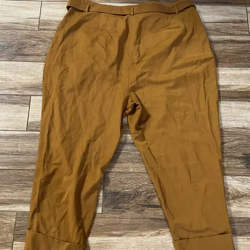 Elizabeth and James  tan ankle casual pants