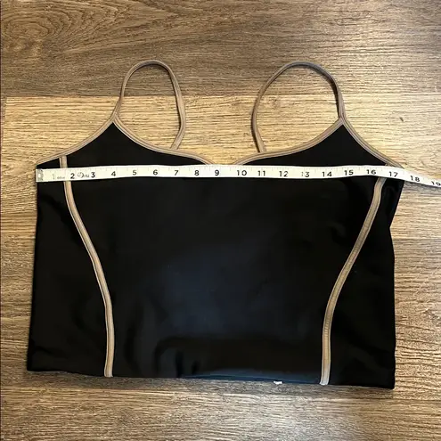 Abercrombie & Fitch  YPB sculptLUX Sweetheart Slim Black Crop Tank XL