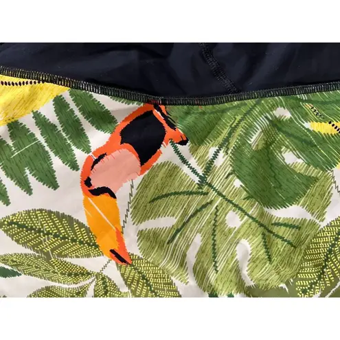 Duluth Women's Long Sleeve Swimsuit Size 14 Tropical Suit Rash Guard Surf Suit