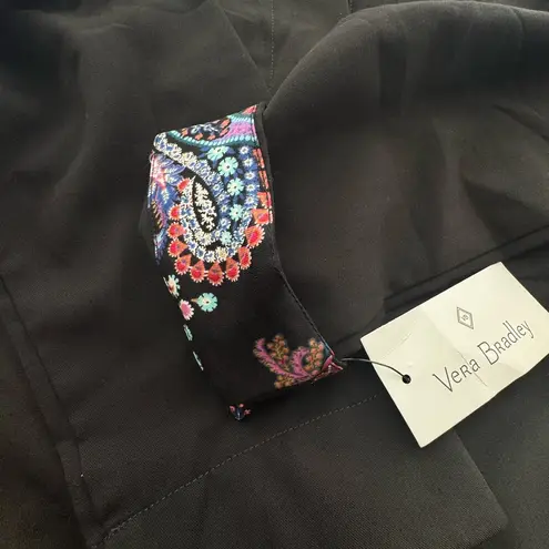 Vera Bradley NWT  Halo Women's Round Neck Rita Lab Coat Size Small