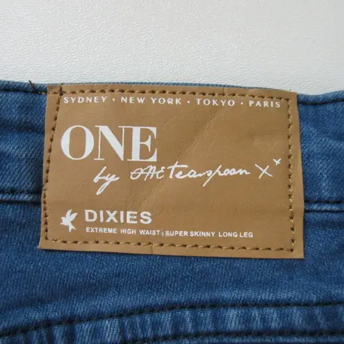 One Teaspoon NWT  Freebirds in Freebird Knee Slit Destroyed Skinny Jeans 25