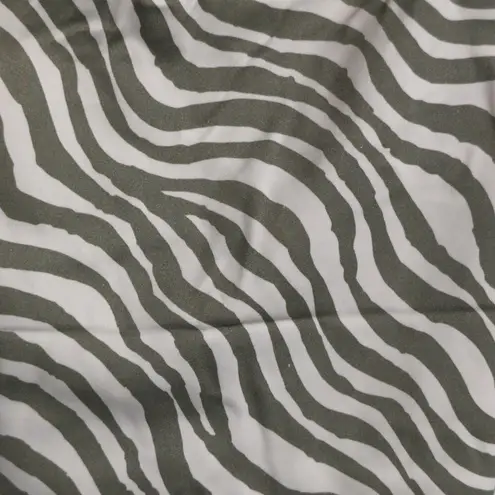 ANDIE Azzura One Piece Bias Stripe Olive Swimwear Bathing Suit Size M New