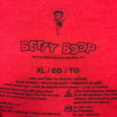 Betty Boop By Fleischer Studios Graphic T-Shirt Size XL