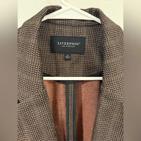 Liverpool Jacquard Knit Boyfriend Blazer Medium NWT