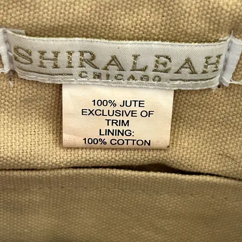 Shiraleah Marinella Clutch Purse Bag Jute Tassel Festival Vacation Travel Pom