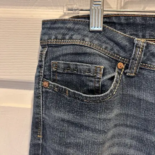 LEI Ashley Low Rise Slim Boot Womens Sz 7 Regular Med Wash Jeans Y2k Blue