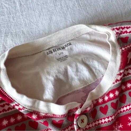 Little Blue House by Hatley Fair Isle Bear Adult Union Suit