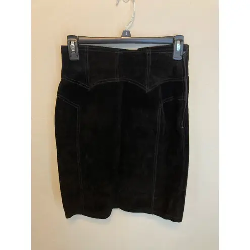 American Vintage Vintage/Y2K Now Next Genuine Leather High Waist Pencil Skirt Waist Size 26