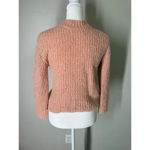By Malene Birger Popcorn Knit Pink Sweater Sz M Wool Alpaca Blend Italy Textured Size M