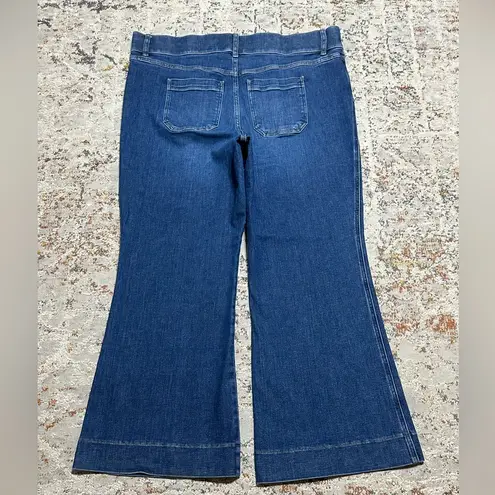 Spanx  Wide Leg Jeans with Patch Pockets size 3X tummy control