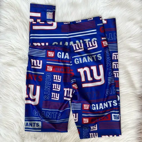 NFL Zubaz  Team Apparel Leggings New York Giants All Over Print Medium