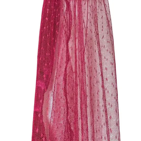 Endless Rose NWT Velvet and Lace Romper Wine Size S