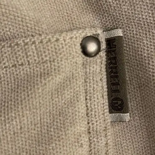 Merrell Tan Khaki Corduroy Straight Short Skirt Womens 6 Casual