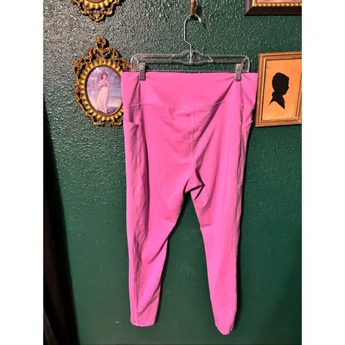 Girlfriend Collective High Rise Leggings Size XXL Purple Compressive