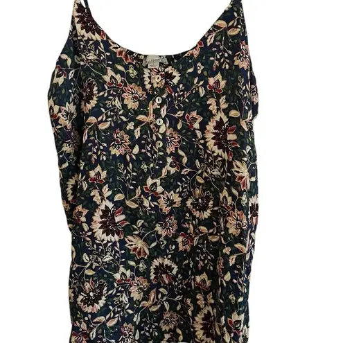 Allison Joy Women's Floral Sleeveless Blouse Large