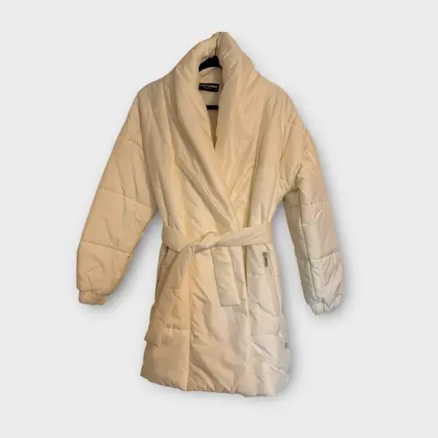 Nocturne Belted Oversized Puffer Jacket – Size 34 (NWT) White