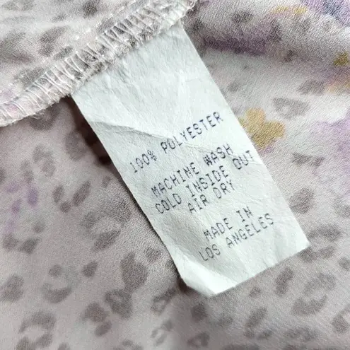 RESA x Revolve Cali Animal/Floral Print Casual Trousers in Pink/Multicolor Pink