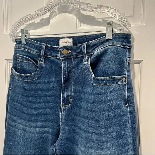 Driftwood Martha Wide Leg Jeans Size 31 x 30 Medium Wash High Rise Denim
