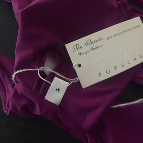 One Piece CHYRII Women's Sexy Cutout Lace Up Backless High Cut Swimsuit Monokini