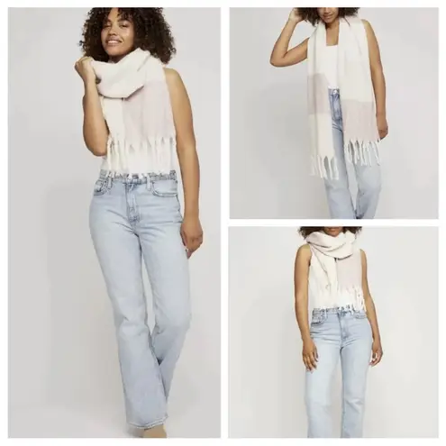 Gentle Fawn NWOT Huntington Scarf by in Pink and White