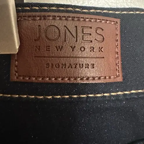 Jones New York  Navy Denim with Tan Label
