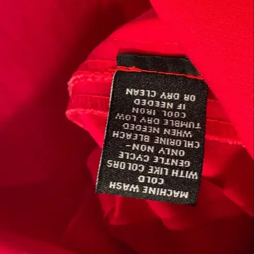 Premise career skirt knee length pink slit zip up