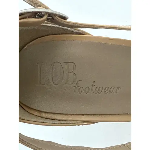 Lob Footwear Womens Beige Peep