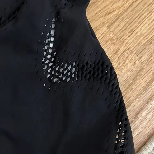 NWT Mugler cut out mock neck body con dress