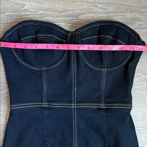 LPA Denim Corset Dress 499 Small