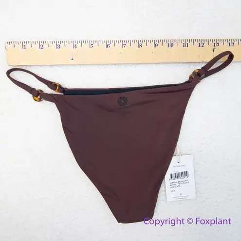 NEW Rhythm x Free People Chocolate ring itsy bikini bottom in brown, size L Brown Size L