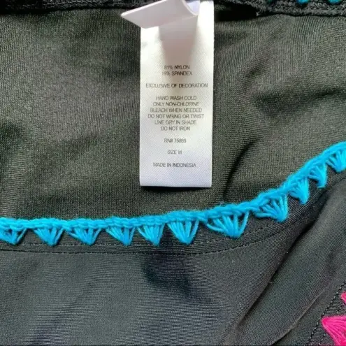 Hula Honey  Black Stitch Cheeky Bikini Bottoms