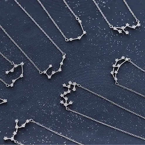 925 Silver Pisces Zodiac Necklace