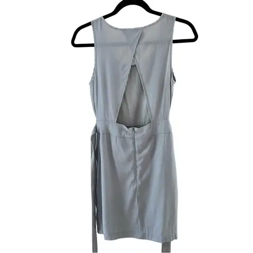 YA Los Angeles Silk & Cotton Sleeveless Keyhole Back Pleated Waist Dress Size S