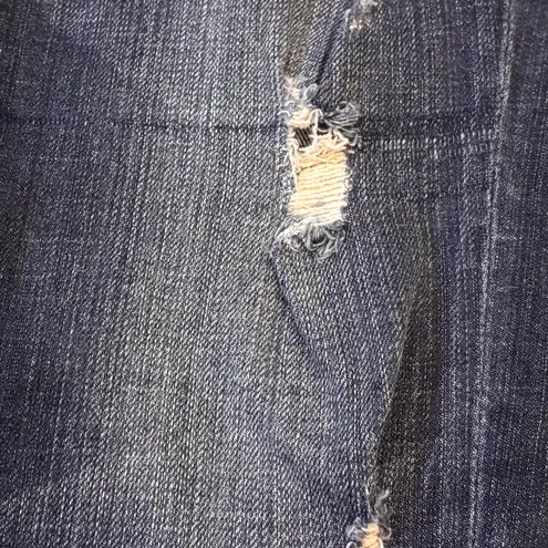 Abercrombie & Fitch  Dark Wash Distressed Skinny Jeans W26 L29 Low Rise