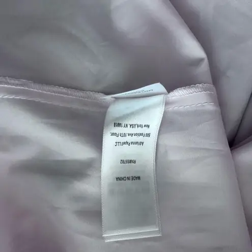 Aidan Mattox pink floral High Low Ruffled Chiffon dress size 0