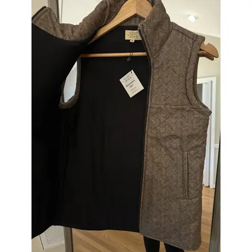 Saint Hugh Shooter’s Vest Marsh Series Brown Quilted Outdoor Hunting Vest Sz