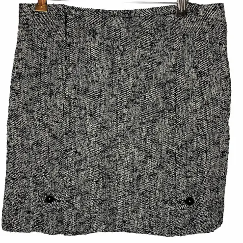 Tracy Reese Tracy Reece tweed pocket front pencil skirt 8