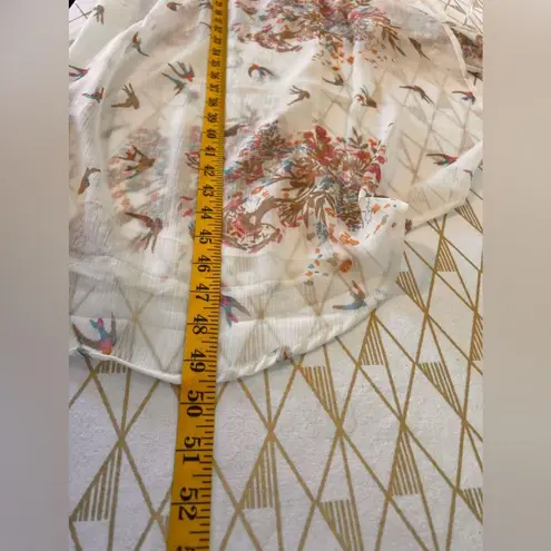 Kareena’s Sheer 100% Silk Floral Cover Up Dress Size S