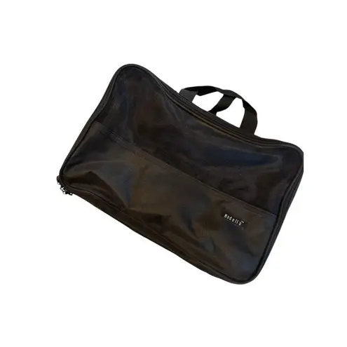 Modella Black Travel Organizer Bag With Zipper Pockets & Handle Black