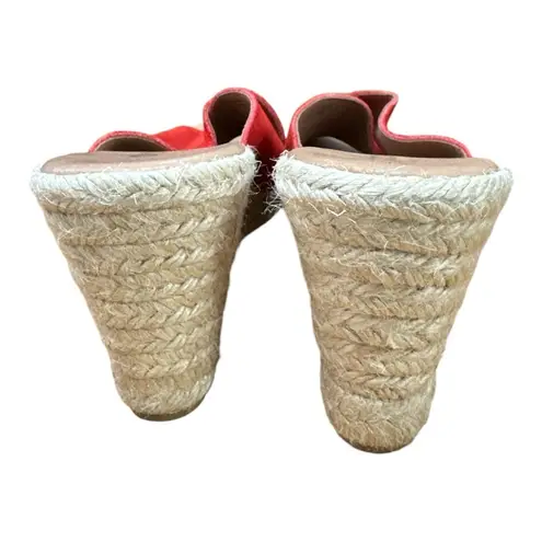 Vibrant Red Sandals with Slip