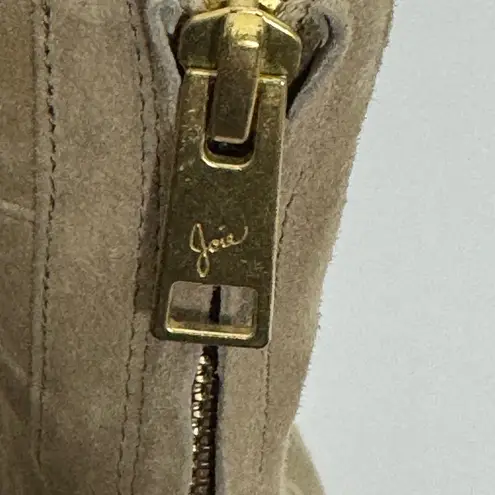 Joie  Anja Lace-Up Cage Mousse Tan Heel Bootie Size 39/ US 9