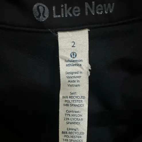 Lululemon  Athletica Bring Back The Track Jacket in Flowabunga Black Angel Wing 2