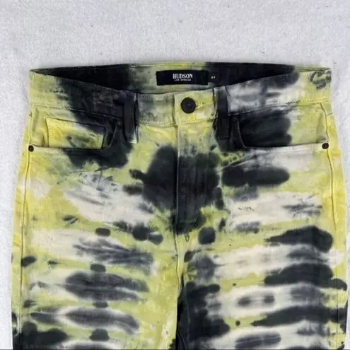 Hudson Jeans ‎ Tie Dye Denim High Rise Crop
